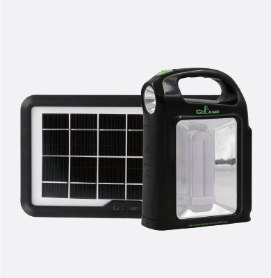  CCLAMP户外太阳能充电照明系统带手电筒