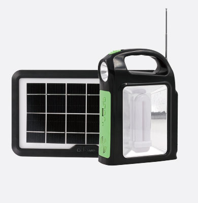  CCLAMP户外太阳能充电照明系统带音乐收音机