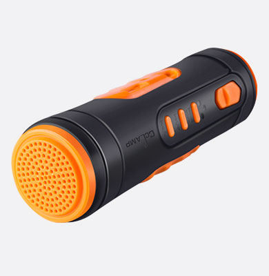 CCLAMP多功能音乐播放手电筒可当小台灯可太阳能充电